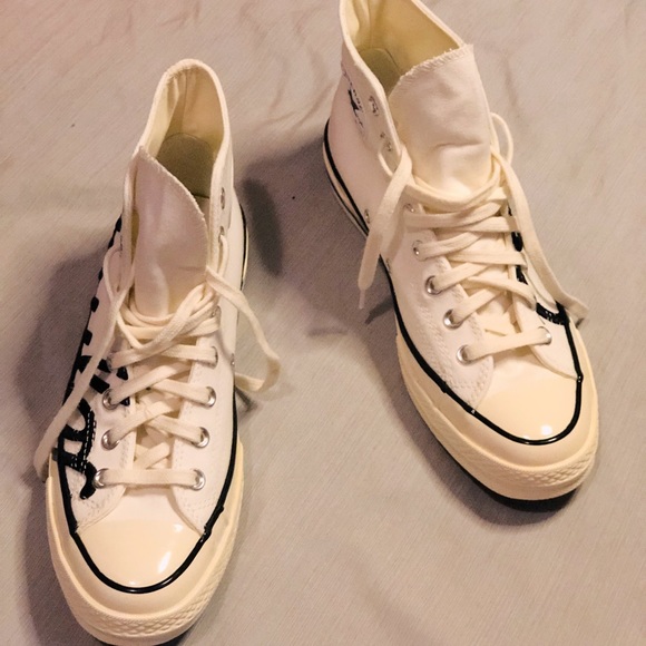 Cursive Chuck Taylor Converse Sneakers - Picture 9 of 12